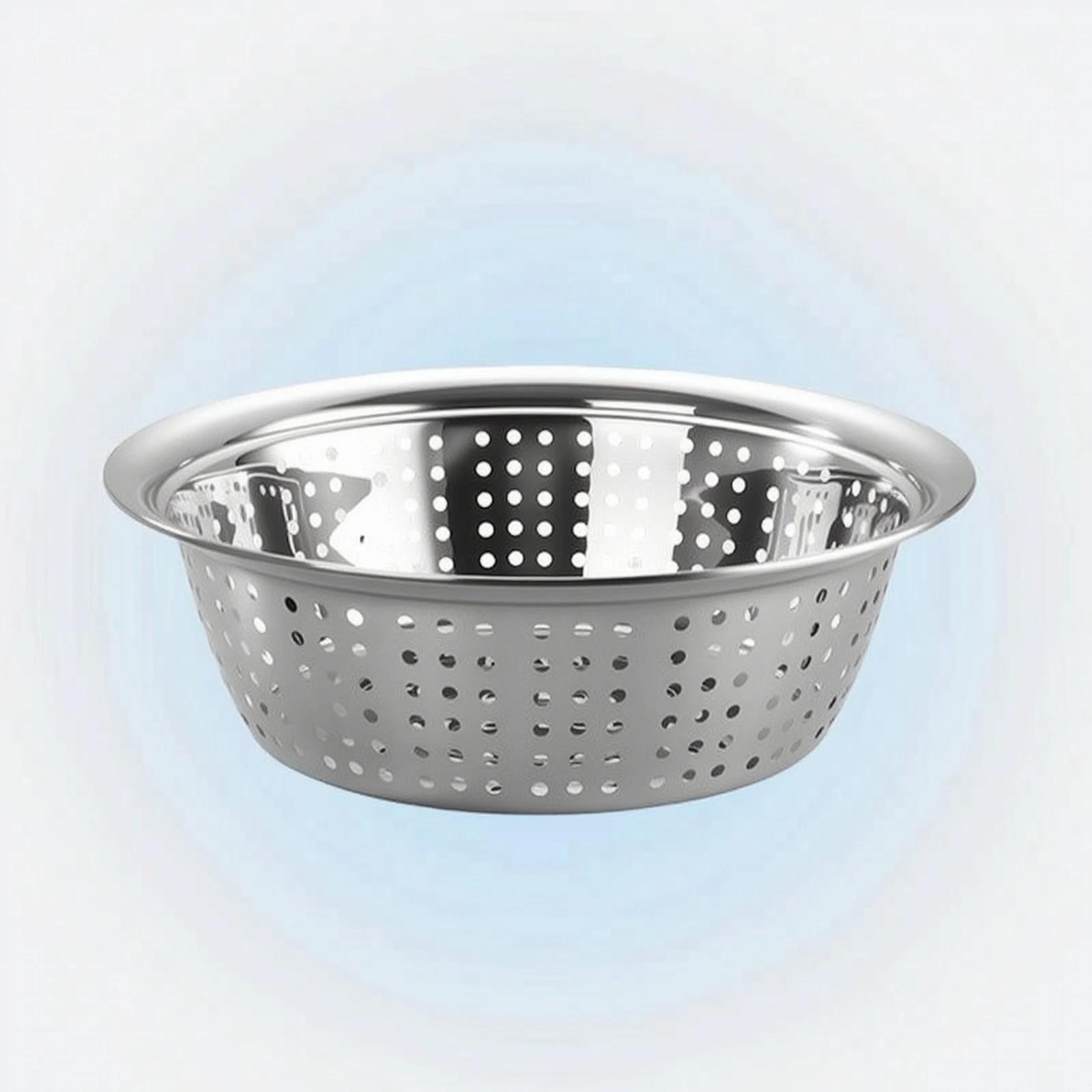 Vegetable Colander Thickened Draining Basin Stainless Steel Colander Nesting Stainless Steel Strainer Rust-Resistant
Vegetable Colander Thickened Draining Basin Stainless Steel Colander Nesting Stainless Steel Strainer Rust-Resistant