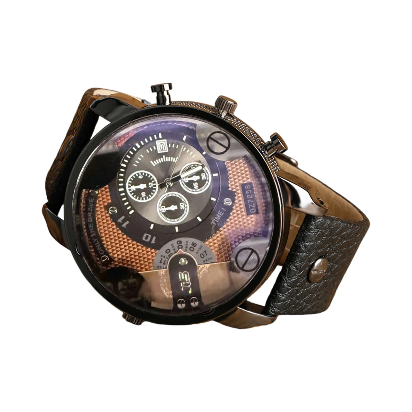 Unisex Fashionable PU Leather Strap Quartz Watches Large Round Dail Casaul Versatile Accessories for Men and Women
Unisex Fashionable PU Leather Strap Quartz Watches Large Round Dail Casaul Versatile Accessories for Men and Women