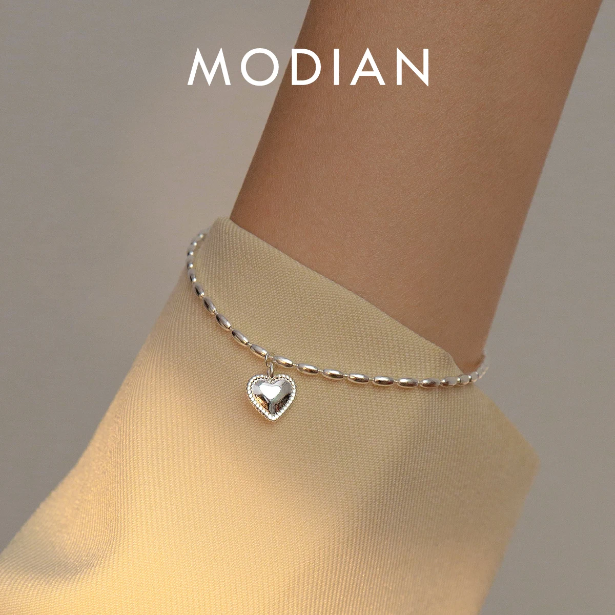 Modian, высокое качество, 100% стерлинговое серебро 925, браслет в форме сердца для женщин, регулируемая геометрическая овальная цепочка, ювелирные изделия, бижутерия
Modian, высокое качество, 100% стерлинговое серебро 925, браслет в форме сердца для женщин, регулируемая геометрическая овальная цепочка, ювелирные изделия, бижутерия