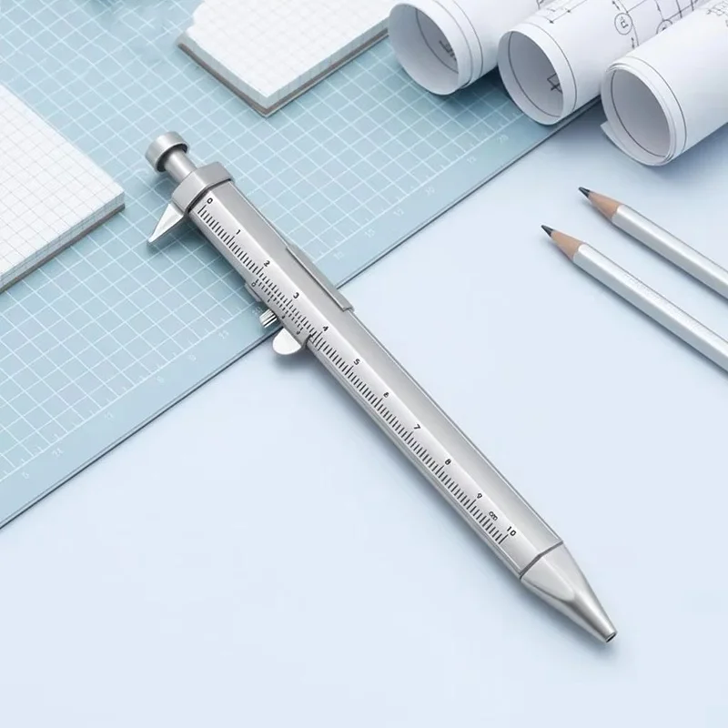 Precision Caliper Pen 0.5mm Ballpoint Multifunction Caliper Pen For Engineer Drafting Writing Office Supplies School Stationery
Precision Caliper Pen 0.5mm Ballpoint Multifunction Caliper Pen For Engineer Drafting Writing Office Supplies School Stationery