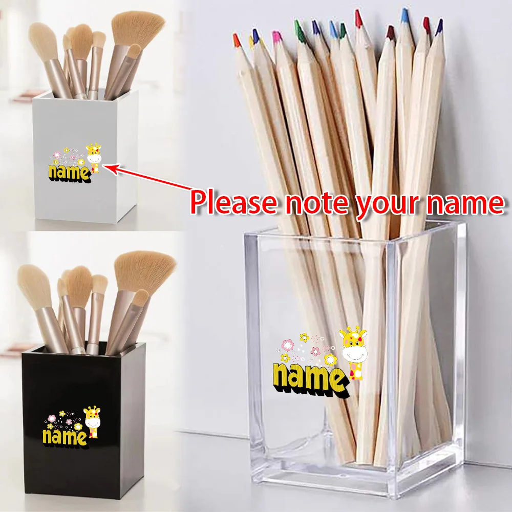 Customized Name Practical Acrylic Pen Holder Stationery Holder Minimalist Pencil Cup Desk Organizer Storage Office Decor Study
Customized Name Practical Acrylic Pen Holder Stationery Holder Minimalist Pencil Cup Desk Organizer Storage Office Decor Study