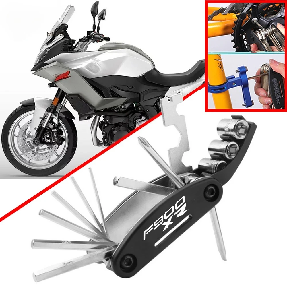 2025 для BMW F900R F900XR F900 F 900 R/XR аксессуары для мотоциклов 16 в 1, многофункциональный ремонтный комплект, отвертка с шестигранными спицами, набор гаечных ключей 
2025 для BMW F900R F900XR F900 F 900 R/XR аксессуары для мотоциклов 16 в 1, многофункциональный ремонтный комплект, отвертка с шестигранными спицами, набор гаечных ключей