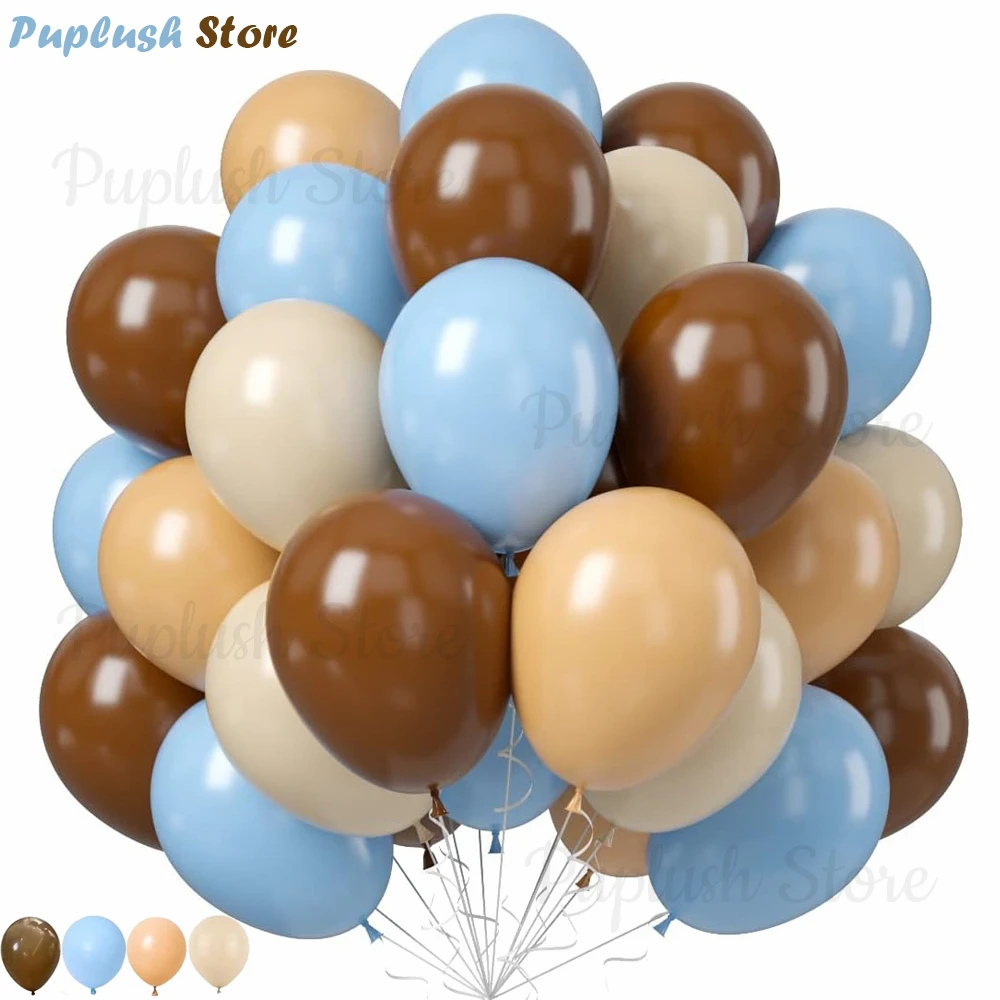 30Pcs Pastel Blue Brown Balloons 10inch Beige Khaki Light Blue Latex Balloons for Baby Shower Teddy Bear Birthday Party Decor
30Pcs Pastel Blue Brown Balloons 10inch Beige Khaki Light Blue Latex Balloons for Baby Shower Teddy Bear Birthday Party Decor