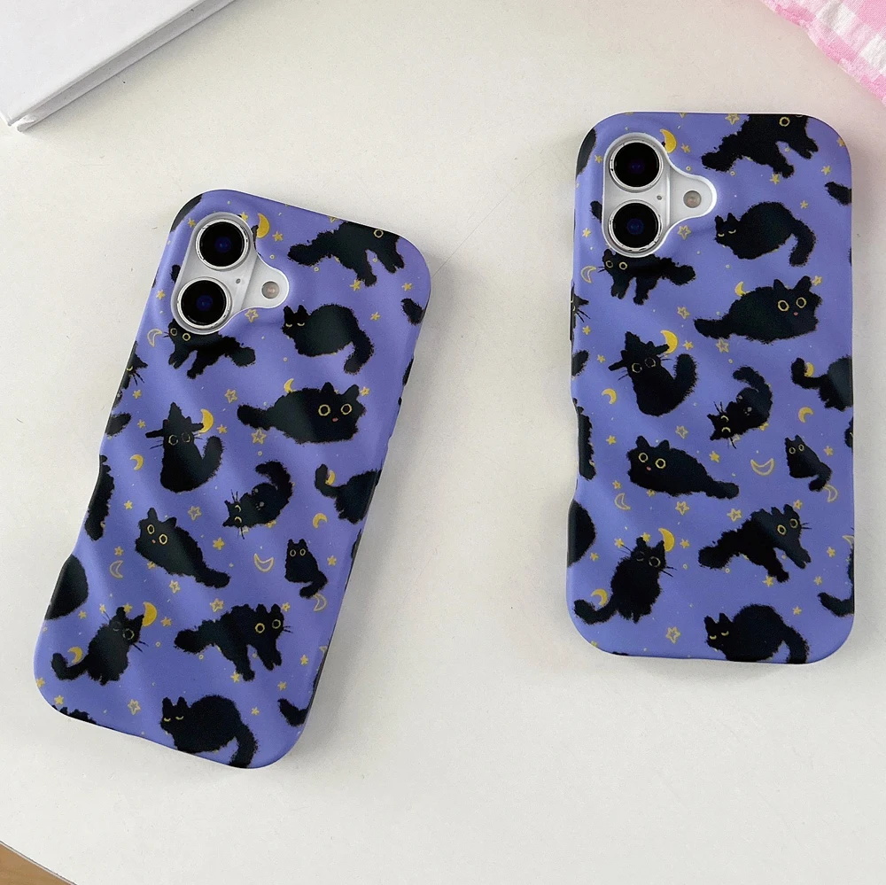 Mysterious Night and Cat Style, Soft TPU Case For iPhone 13 14 15Promax 16 16 Pro Max Phone Back Cover, Water Ripple Anti-slip
Mysterious Night and Cat Style, Soft TPU Case For iPhone 13 14 15Promax 16 16 Pro Max Phone Back Cover, Water Ripple Anti-slip