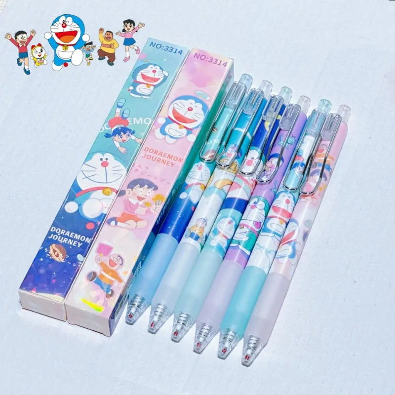 Гелевая ручка Doraemon, милая шариковая ручка в стиле аниме 0,5 мм, черные чернильные ручки, школьные канцелярские принадлежности с героями мультфильмов, ручка для экзамена, офисные принадлежности, подарок 
Гелевая ручка Doraemon, милая шариковая ручка в стиле аниме 0,5 мм, черные чернильные ручки, школьные канцелярские принадлежности с героями мультфильмов, ручка для экзамена, офисные принадлежности, подарок