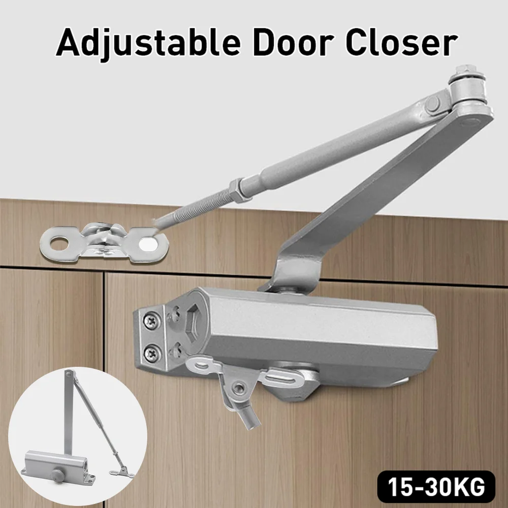 Adjustable Door Stopper Speed Mute Closing For 15-30kg Door Hardware Door Closer Spring Hydraulic Buffer
Adjustable Door Stopper Speed Mute Closing For 15-30kg Door Hardware Door Closer Spring Hydraulic Buffer