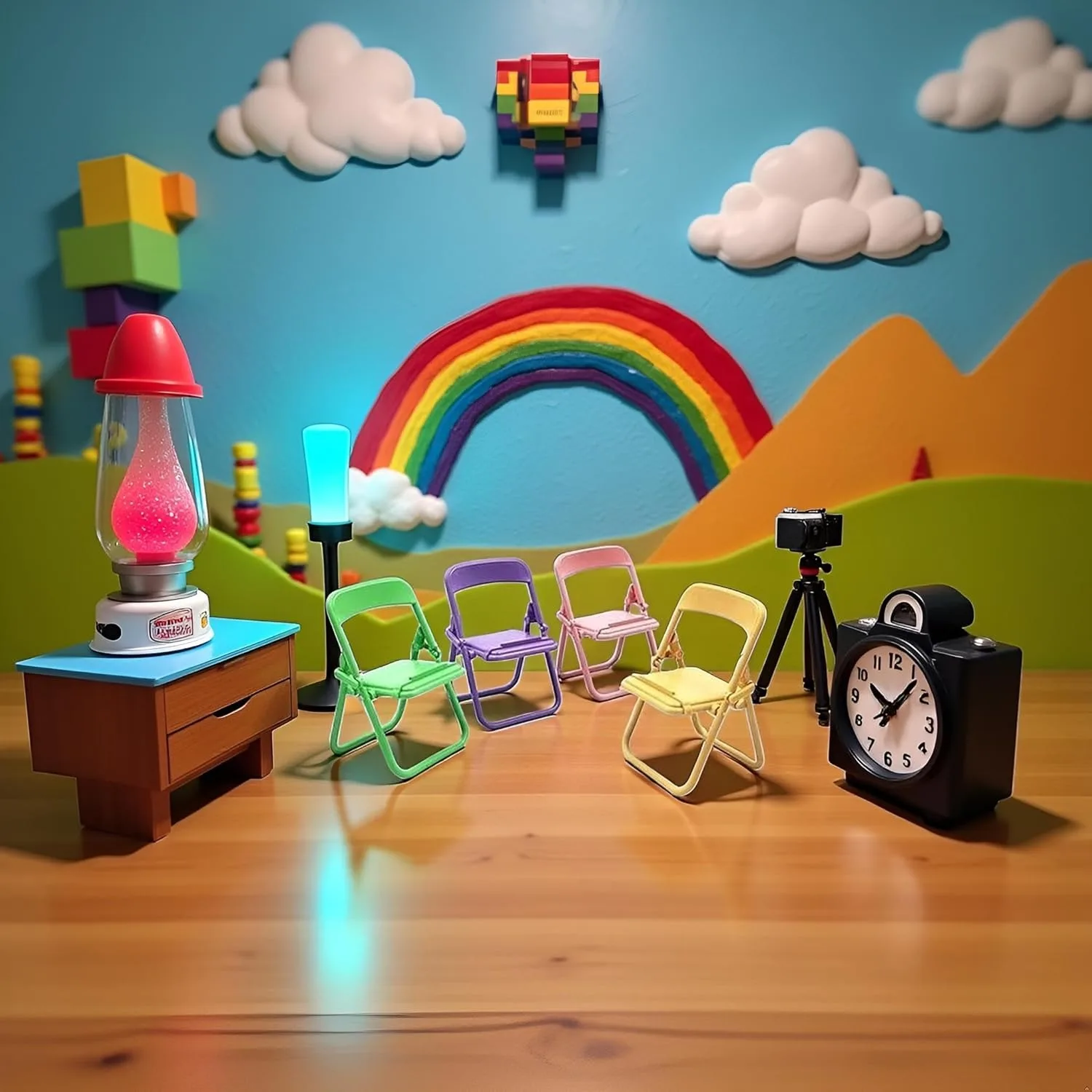 4 Cute Chair Phone Stand, Plastic Foldable Small Chair Phone Stand, Small Phone Stand, Desktop Decoration | Folding Phone Stand for Dormitory Desktop (Random Color)
4 Cute Chair Phone Stand, Plastic Foldable Small Chair Phone Stand, Small Phone Stand, Desktop Decoration | Folding Phone Stand for Dormitory Desktop (Random Color)