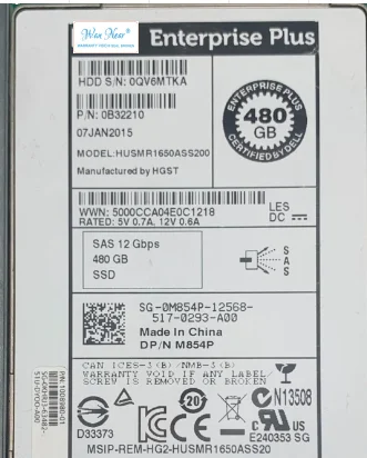 For Dell HUSMR1650ASS200 0M854P M854P 480G SAS 12GB SSD Solid State Drive
For Dell HUSMR1650ASS200 0M854P M854P 480G SAS 12GB SSD Solid State Drive