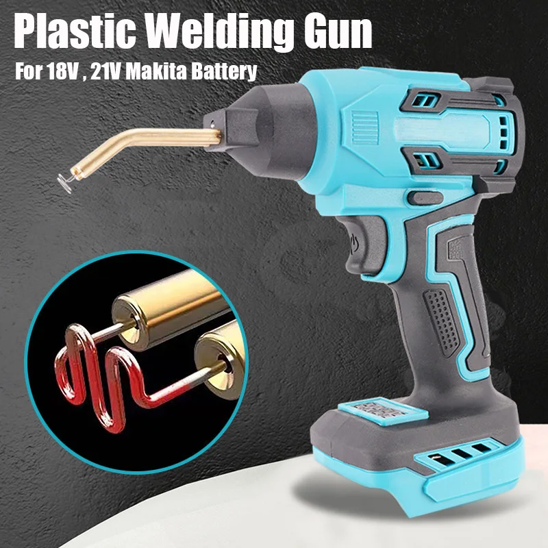New Handheld Plastics Welding Gun Car Panel Crack Repairs Tool Plastic Welding Gun For 18V 21V Makita Battery (Without Battery)
New Handheld Plastics Welding Gun Car Panel Crack Repairs Tool Plastic Welding Gun For 18V 21V Makita Battery (Without Battery)