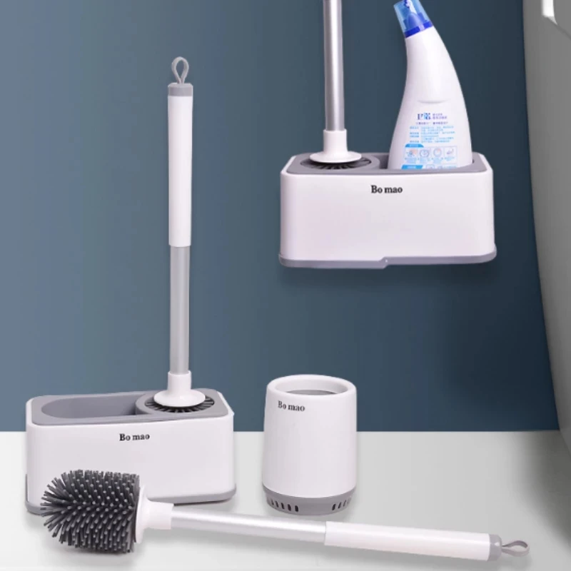 Wall Mounted Toilet Brush Bathroom Storage Grid Drainage Toilet Brush Household Long Handle Silicone Cleaning Set Supplies Box
Wall Mounted Toilet Brush Bathroom Storage Grid Drainage Toilet Brush Household Long Handle Silicone Cleaning Set Supplies Box