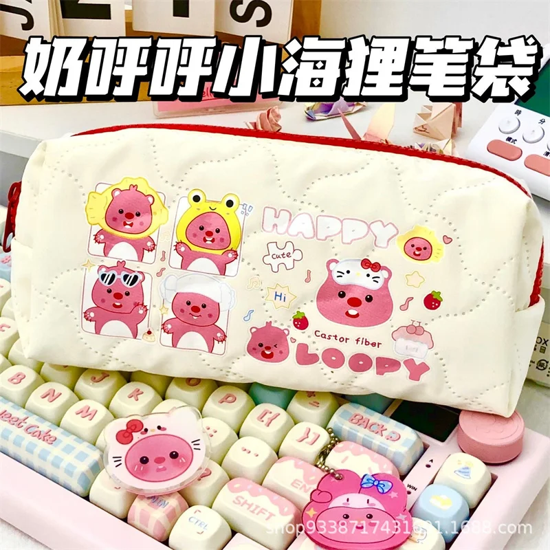 Kawaii Little Beaver Zipper Pen Bag Instagram Large Capacity Cartoon Cute High Appearance Student Stationery Storage Bag
Kawaii Little Beaver Zipper Pen Bag Instagram Large Capacity Cartoon Cute High Appearance Student Stationery Storage Bag