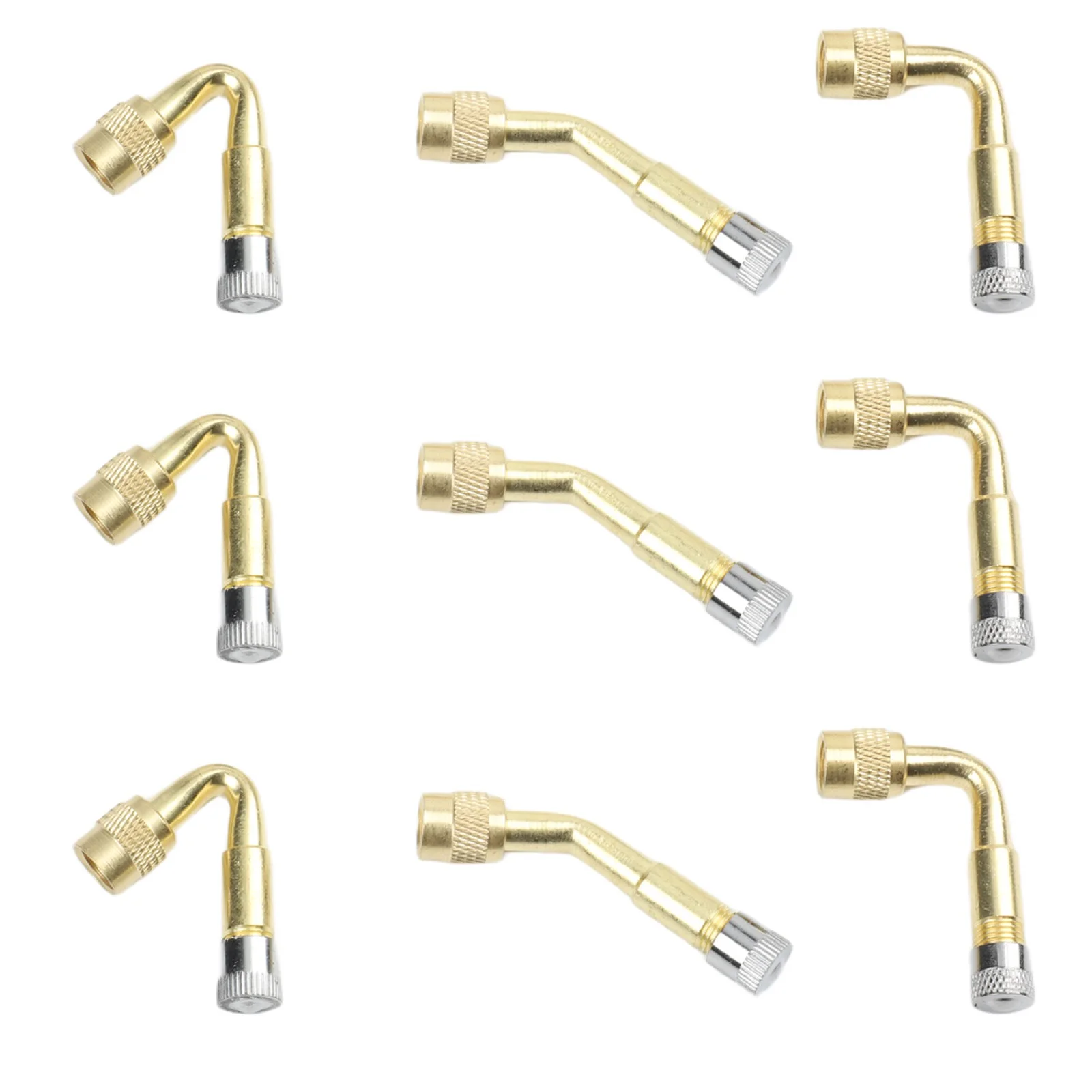 9 Pcs 45/90/135 Degree Car Bent Tyre Tube Valve Extension Adapter For Bicycles Motorcycles Automobiles Motorboats Parts
9 Pcs 45/90/135 Degree Car Bent Tyre Tube Valve Extension Adapter For Bicycles Motorcycles Automobiles Motorboats Parts