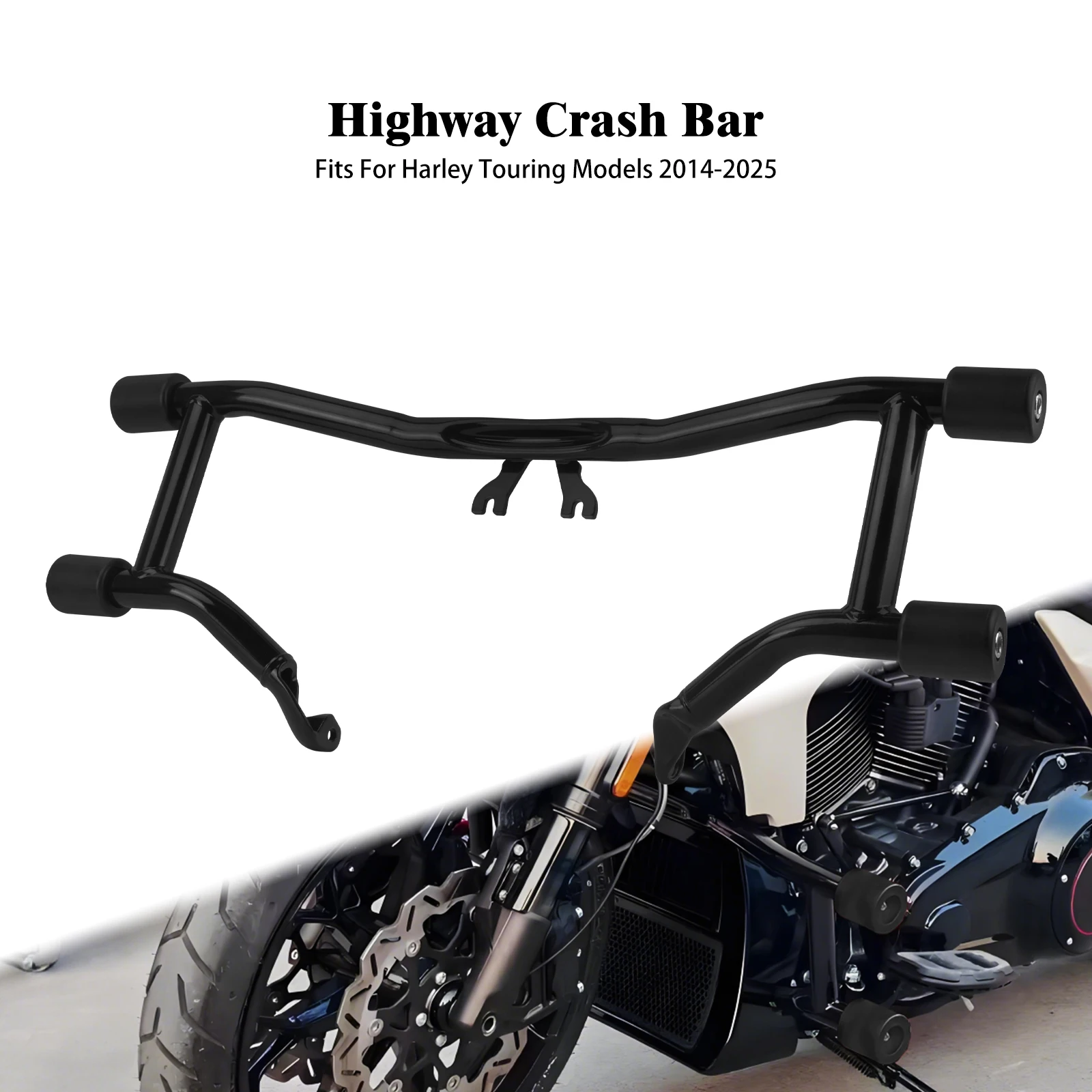 Motorcycle Engine Guard Front Highway Crash Bar Falling Protection For Harley Touring Road Glide Electra Street Glide 2014-2025
Motorcycle Engine Guard Front Highway Crash Bar Falling Protection For Harley Touring Road Glide Electra Street Glide 2014-2025