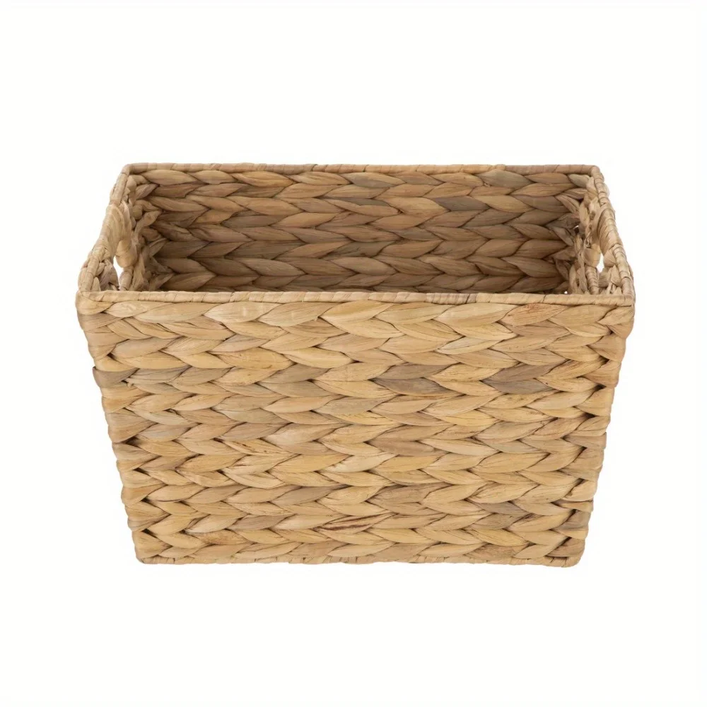 Large Hyacinth Storage Basket with Handles, Woven Natural Fiber Bin for Blankets/Toys/Laundry, Farmhouse Home Organizer
Large Hyacinth Storage Basket with Handles, Woven Natural Fiber Bin for Blankets/Toys/Laundry, Farmhouse Home Organizer