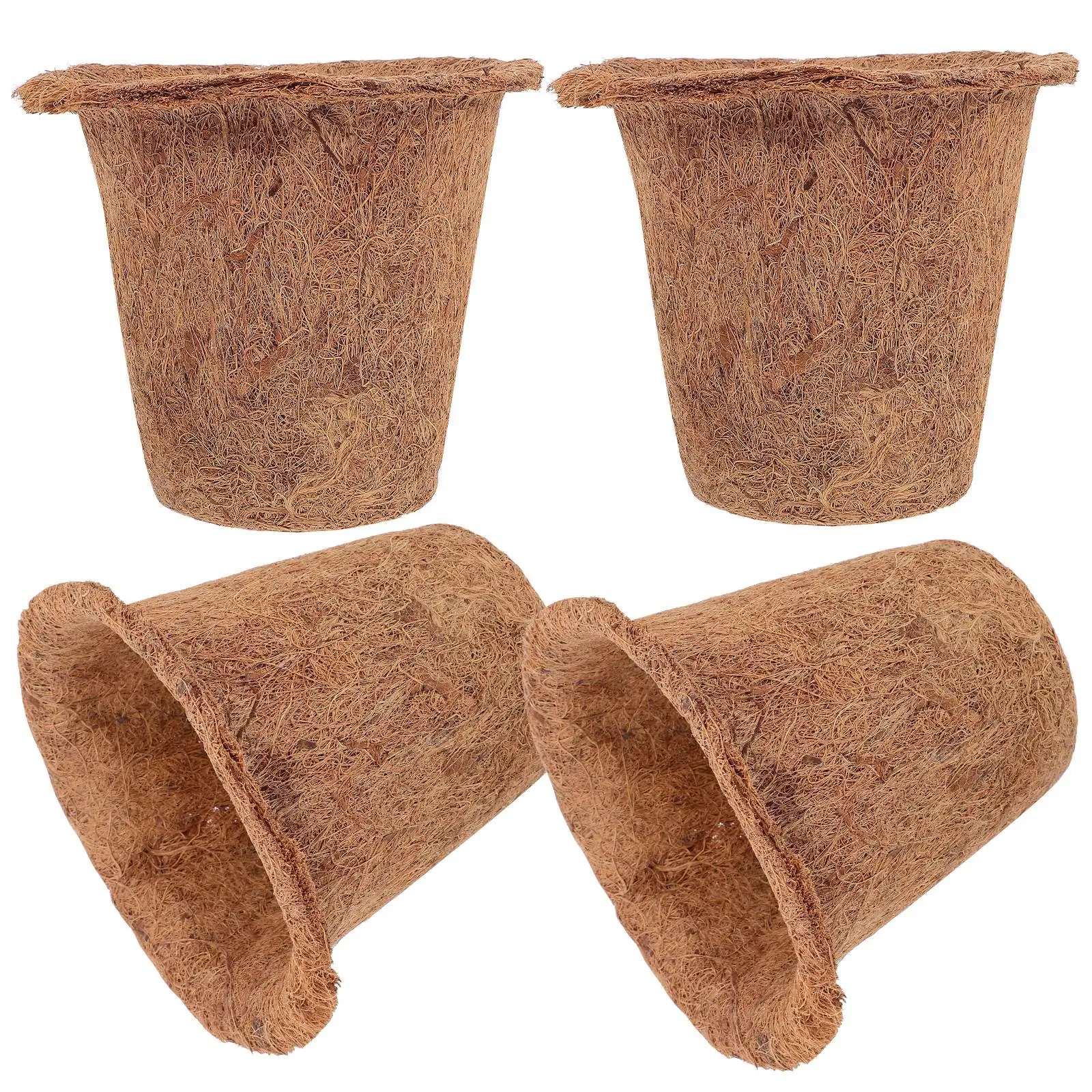 4 Pcs Coconut Palm Seedling Cup Nursery Pots for Plants Nursing Portable Succulent Planting Container Planter Seeds
4 Pcs Coconut Palm Seedling Cup Nursery Pots for Plants Nursing Portable Succulent Planting Container Planter Seeds
