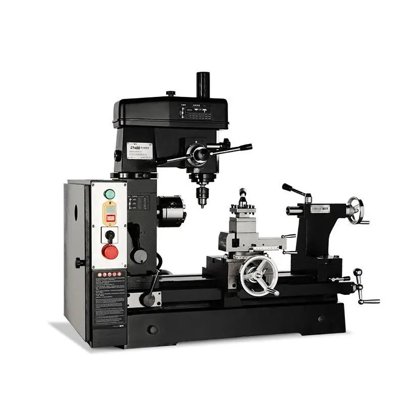 CT400 Multifunctional Tool Machine Tool Benchtop Lathe Drilling and Milling Machine Cart Drilling and Milling Teaching Machine
CT400 Multifunctional Tool Machine Tool Benchtop Lathe Drilling and Milling Machine Cart Drilling and Milling Teaching Machine