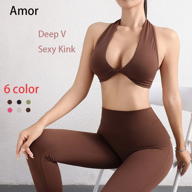 2024 Sports underwear Yoga Bra For Women Sexy neck hanging Deep V Backless Fitness Vest
2024 Sports underwear Yoga Bra For Women Sexy neck hanging Deep V Backless Fitness Vest