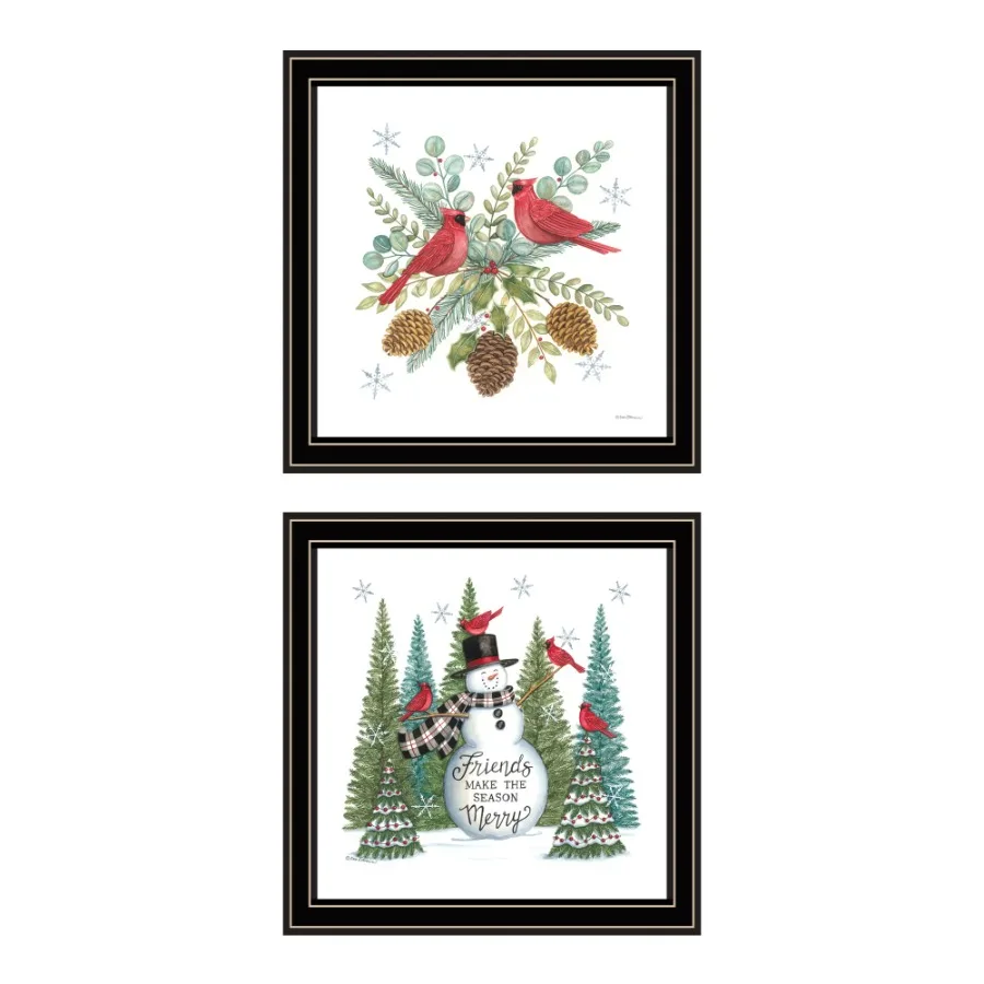 2-Piece Vignette Friends Make the Season Merry Black Framed Wall Art for Living Room Bedroom Home Decor Print
2-Piece Vignette Friends Make the Season Merry Black Framed Wall Art for Living Room Bedroom Home Decor Print