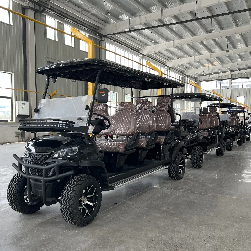 48V/72V New Fashionable Chinese Brand 4-Seater Sightseeing Bus Club Car Electric Golf Off-Road Vehicle Hunting Car Supports OEM
48V/72V New Fashionable Chinese Brand 4-Seater Sightseeing Bus Club Car Electric Golf Off-Road Vehicle Hunting Car Supports OEM