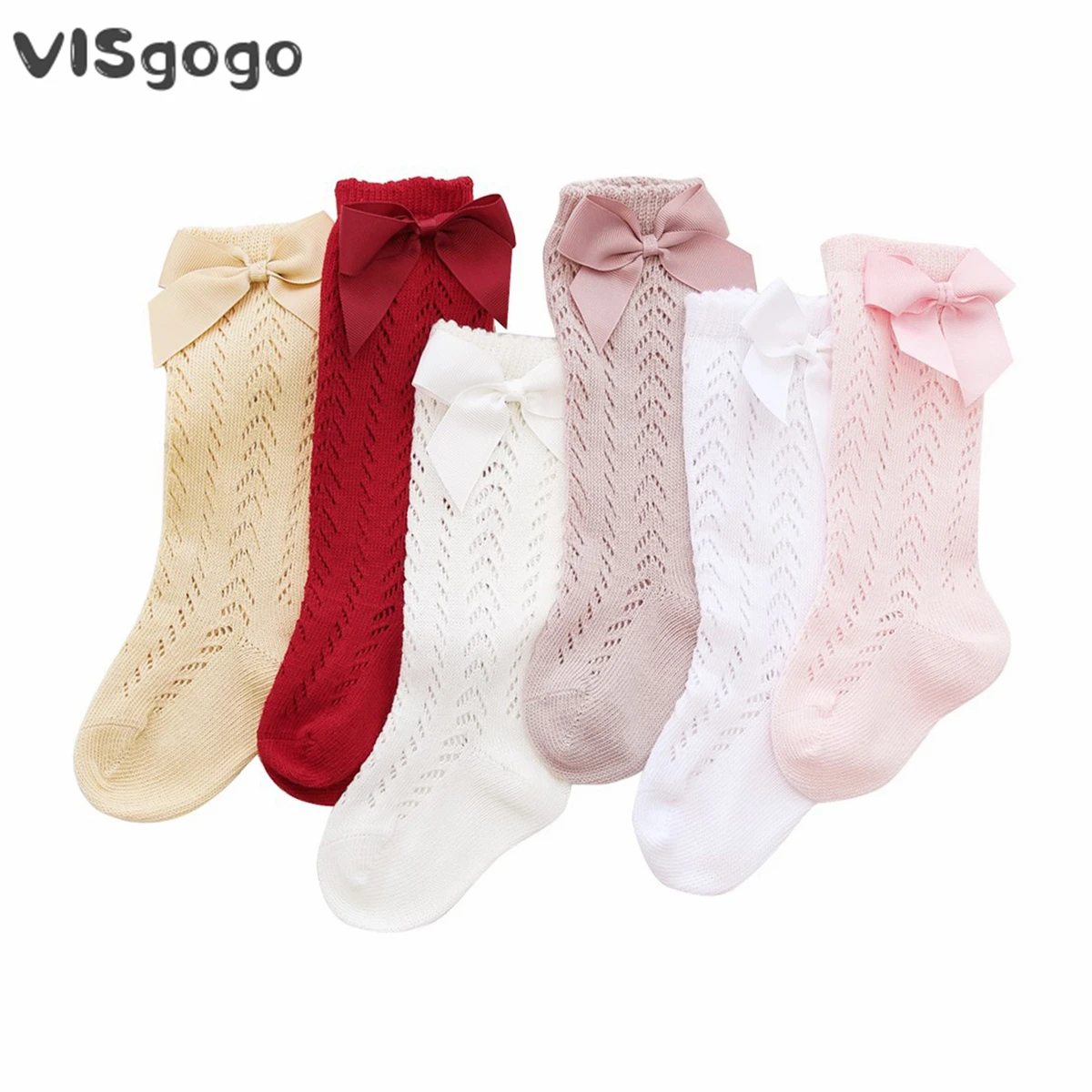 VISgogo Toddler Baby Girls Stockings Kids Spring Summer Socks Bow Mesh Non-slip Princess Knee High Long Socks
VISgogo Toddler Baby Girls Stockings Kids Spring Summer Socks Bow Mesh Non-slip Princess Knee High Long Socks