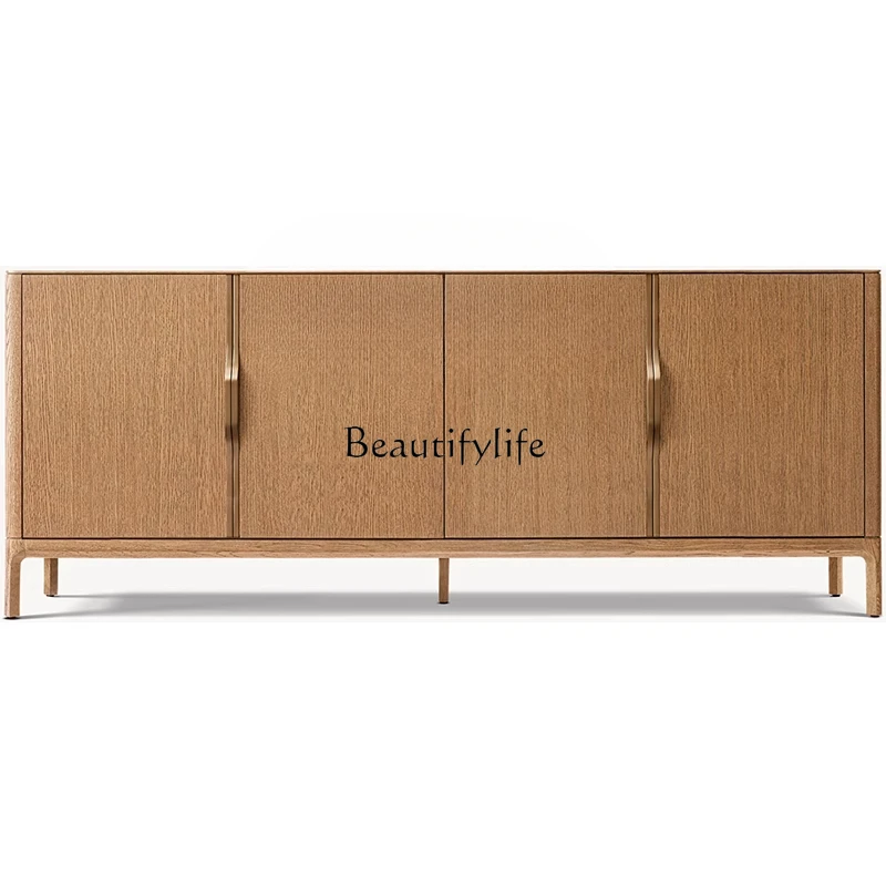 French retro oak dining side modern simple living room dining room solid wood storage cabinet 4 doors
French retro oak dining side modern simple living room dining room solid wood storage cabinet 4 doors