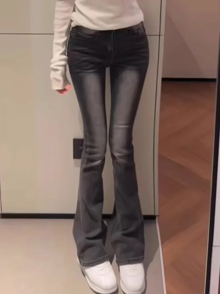 Korean Style High Waist Cotton Stretch Denim Pants Women's Autumn Winter Slimming Leg Lengthening Bell Bottom Jeans
Korean Style High Waist Cotton Stretch Denim Pants Women's Autumn Winter Slimming Leg Lengthening Bell Bottom Jeans