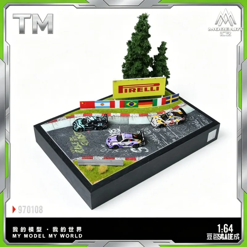 Pre-sale TM 1:64 Nürburgring Circuit 03 Edition Scene Model Set MoreArt, Adult Collectible, Realistic Static Set, boys' Toy.
Pre-sale TM 1:64 Nürburgring Circuit 03 Edition Scene Model Set MoreArt, Adult Collectible, Realistic Static Set, boys' Toy.