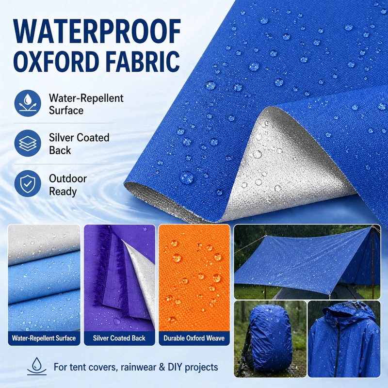 100/200/300cmx150cm 0.16mm 300D Waterproof Fabric for Car Cover Tent Raincoat Oxford UV Resistant Sunshade Cloth DIY Sewing Use
100/200/300cmx150cm 0.16mm 300D Waterproof Fabric for Car Cover Tent Raincoat Oxford UV Resistant Sunshade Cloth DIY Sewing Use
