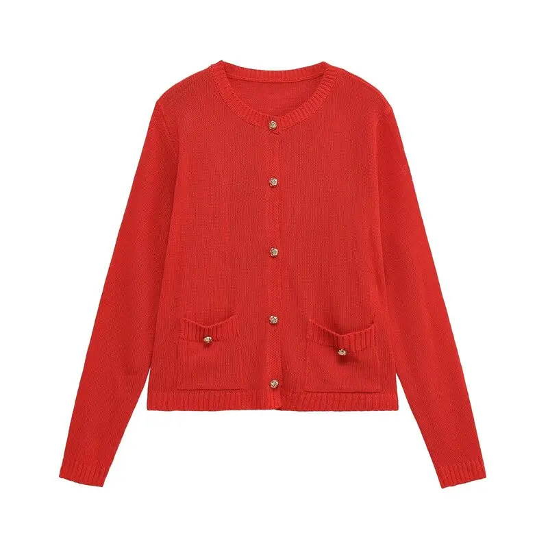 Red Knitted Long Sve round Ne Outerwear New Autumn Women's Faion Versatile 2025 Commute Sle Loose Fit Qianong Fabric
Red Knitted Long Sve round Ne Outerwear New Autumn Women's Faion Versatile 2025 Commute Sle Loose Fit Qianong Fabric