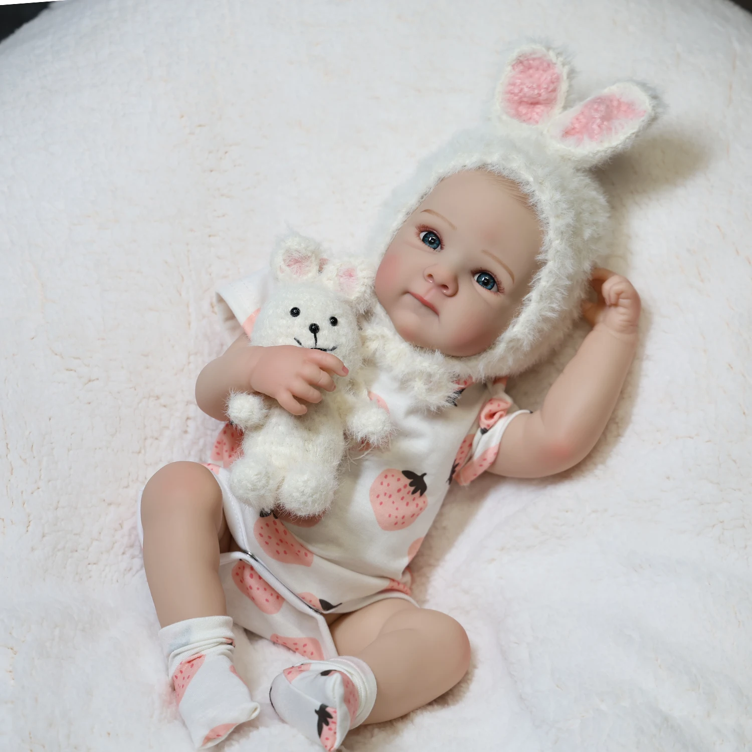KEIUMI Reborn Baby Dolls 20-inch Full Silicone Mandie Girl Realistic Reborn Baby Doll & Accessories, Reborn Toddler for Kids 3+
KEIUMI Reborn Baby Dolls 20-inch Full Silicone Mandie Girl Realistic Reborn Baby Doll & Accessories, Reborn Toddler for Kids 3+