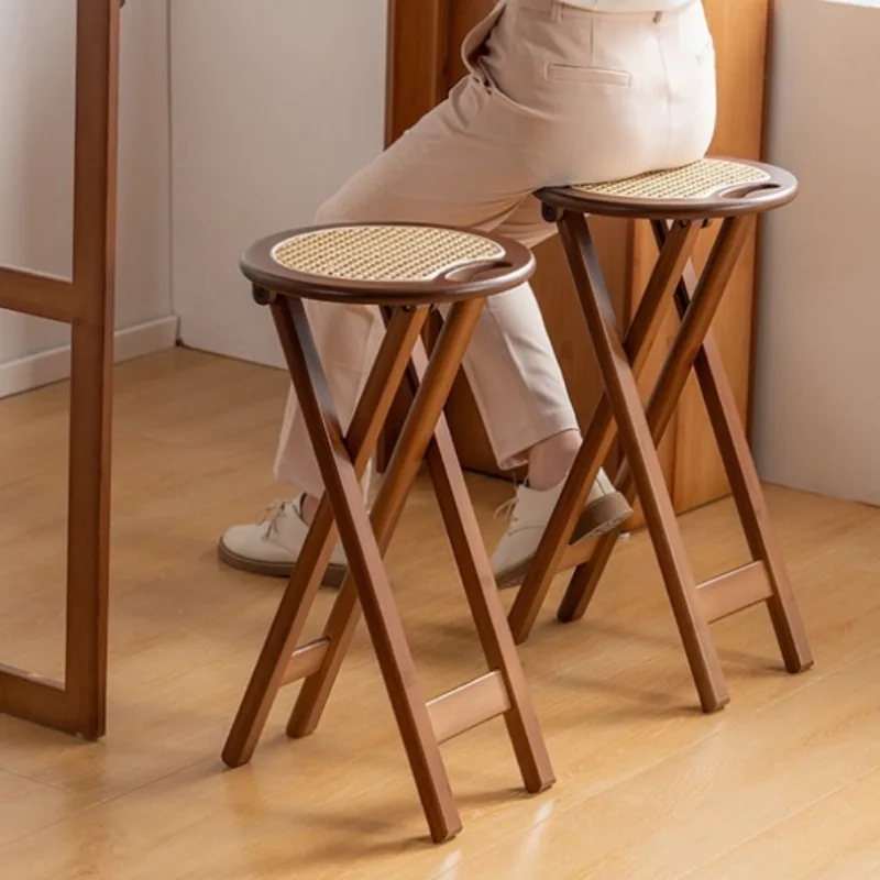 Folding round stool household dining stool living room Mazar stool adult high stool bar stool outdoor portable small bench chair
Folding round stool household dining stool living room Mazar stool adult high stool bar stool outdoor portable small bench chair