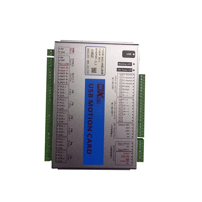 NVUM 3 4 5 6 Axis CNC Controller USB Interface Board Card for Stepper Motor MACH3 Motion Control
NVUM 3 4 5 6 Axis CNC Controller USB Interface Board Card for Stepper Motor MACH3 Motion Control