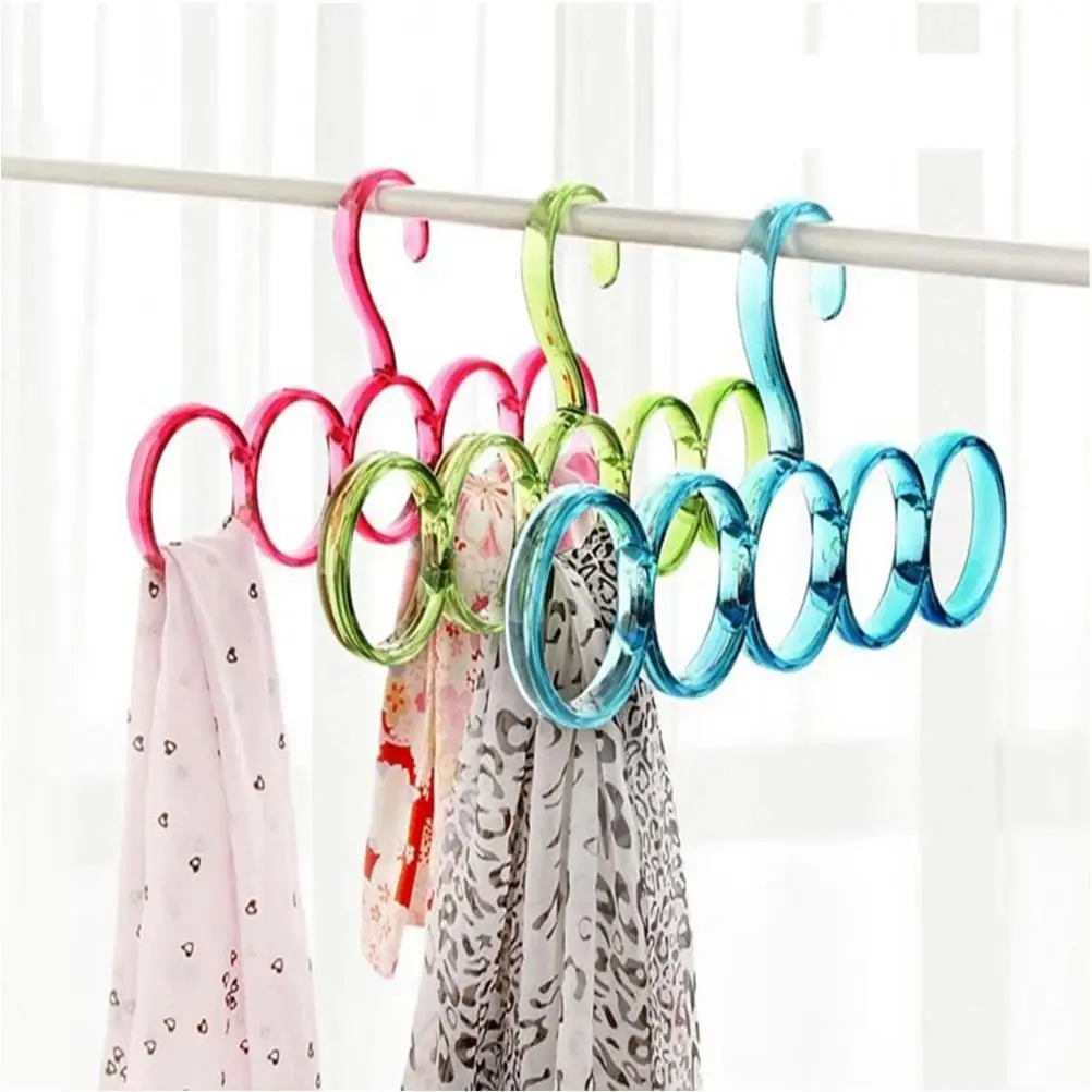 5 Rings Clothes Hanger Circle Shape Scarf Display Slots Belt ganizer Bathrobe Tie Holder Non Slip Space Saver Home Storage
5 Rings Clothes Hanger Circle Shape Scarf Display Slots Belt ganizer Bathrobe Tie Holder Non Slip Space Saver Home Storage