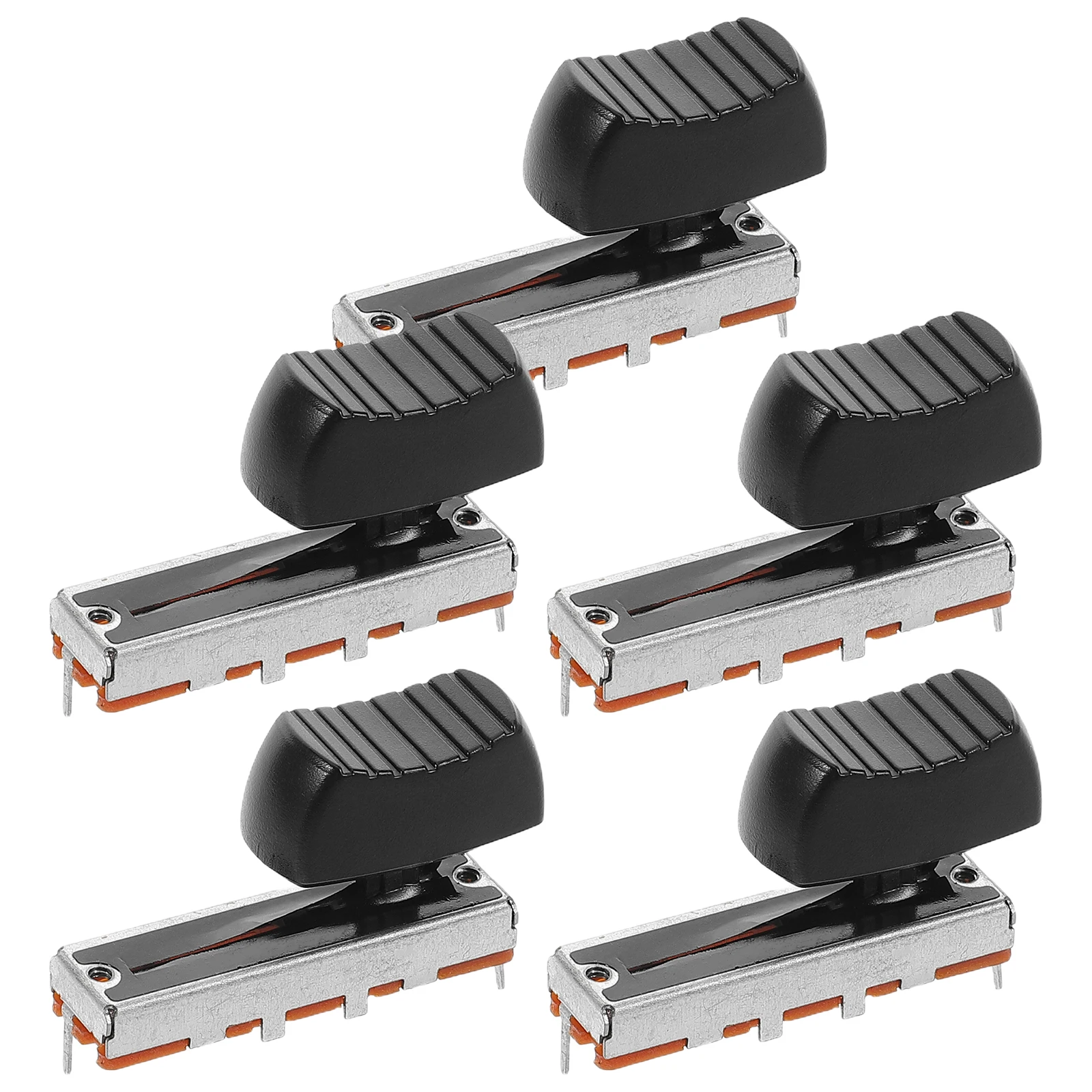 35MM 5 Sets Single Channel Sliding Potentiometer Precision Mixer Console Replacement Knobs Shaft Black Plastic Metal Easy
35MM 5 Sets Single Channel Sliding Potentiometer Precision Mixer Console Replacement Knobs Shaft Black Plastic Metal Easy