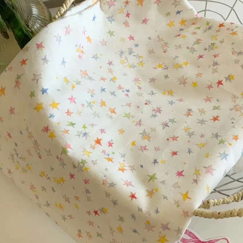 150x100cm Pink Rainbow Watercolor Star Printing Cotton Children's Bedding Baby Clothing Sewing DIY Home Textile Craft Fabric
150x100cm Pink Rainbow Watercolor Star Printing Cotton Children's Bedding Baby Clothing Sewing DIY Home Textile Craft Fabric