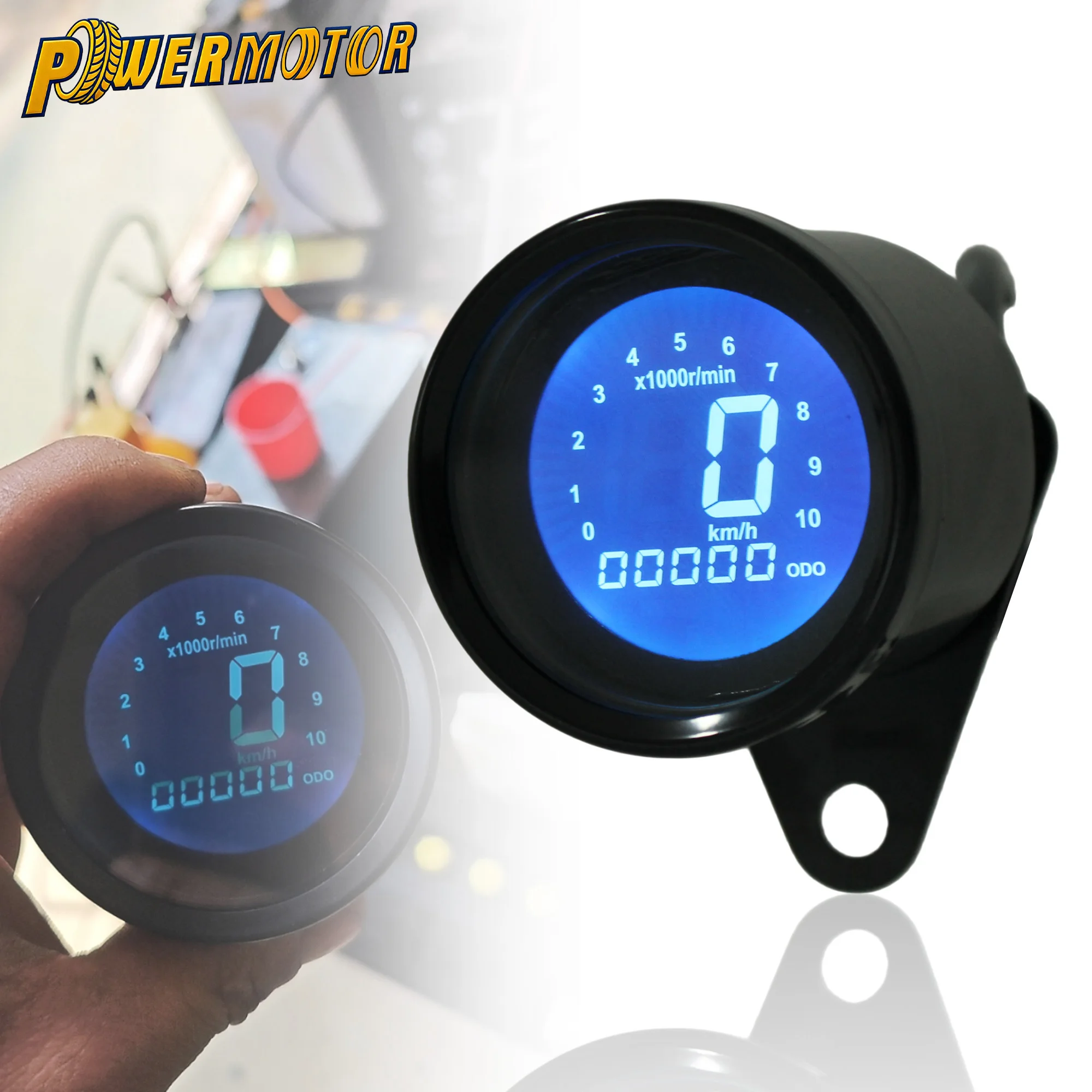 12V Universal Motorcycle Speedometer Tachometer Odometer Multi Color LCD For Cafe Racer Bobber Chopper Custom Vintage Bike
12V Universal Motorcycle Speedometer Tachometer Odometer Multi Color LCD For Cafe Racer Bobber Chopper Custom Vintage Bike