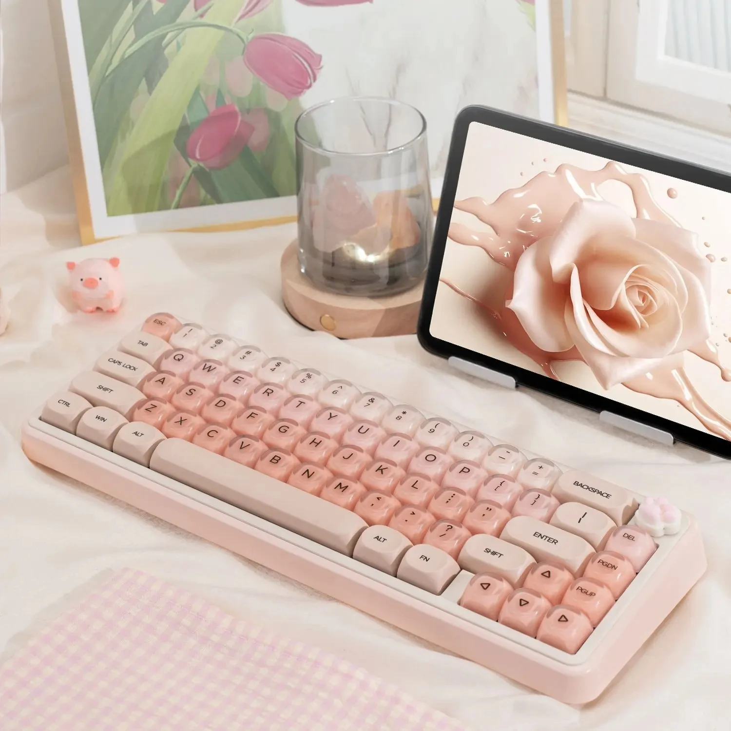 HOA Profile Custom Double Shot PBT Keycaps Liquid Foundation Полупрозрачный PC Keycap 132 клавиши для переключателей MX Игровая клавиатура
HOA Profile Custom Double Shot PBT Keycaps Liquid Foundation Полупрозрачный PC Keycap 132 клавиши для переключателей MX Игровая клавиатура