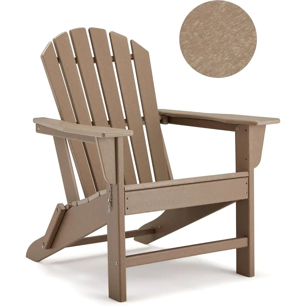 Прочное уличное кресло Adirondack из HDPE, выдерживающее нагрузку до 450 фунтов, устойчивое к непогоде, для патио, сада, террасы, заднего двора, цвет светло-окровый.
Прочное уличное кресло Adirondack из HDPE, выдерживающее нагрузку до 450 фунтов, устойчивое к непогоде, для патио, сада, террасы, заднего двора, цвет светло-окровый.