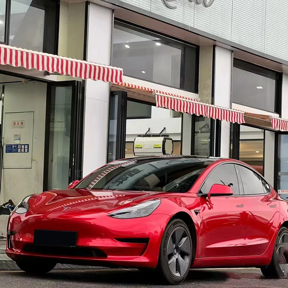 PET Backing Red Car Sticker Film Metallic Vinyl Car Wrap Film USA 
PET Backing Red Car Sticker Film Metallic Vinyl Car Wrap Film USA