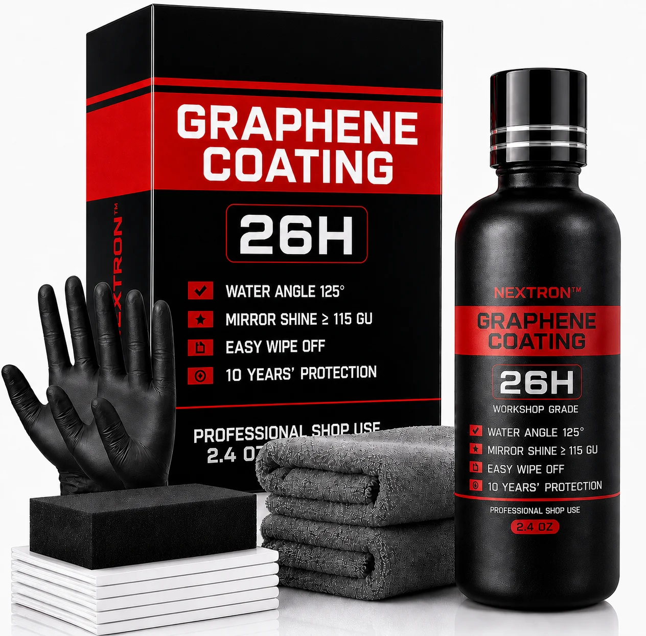 Graphene Ceramic Car Coating Kit - Universal Professional Car Beauty, High Gloss Car Paint Protection, Long-Lasting Gloss
Graphene Ceramic Car Coating Kit - Universal Professional Car Beauty, High Gloss Car Paint Protection, Long-Lasting Gloss