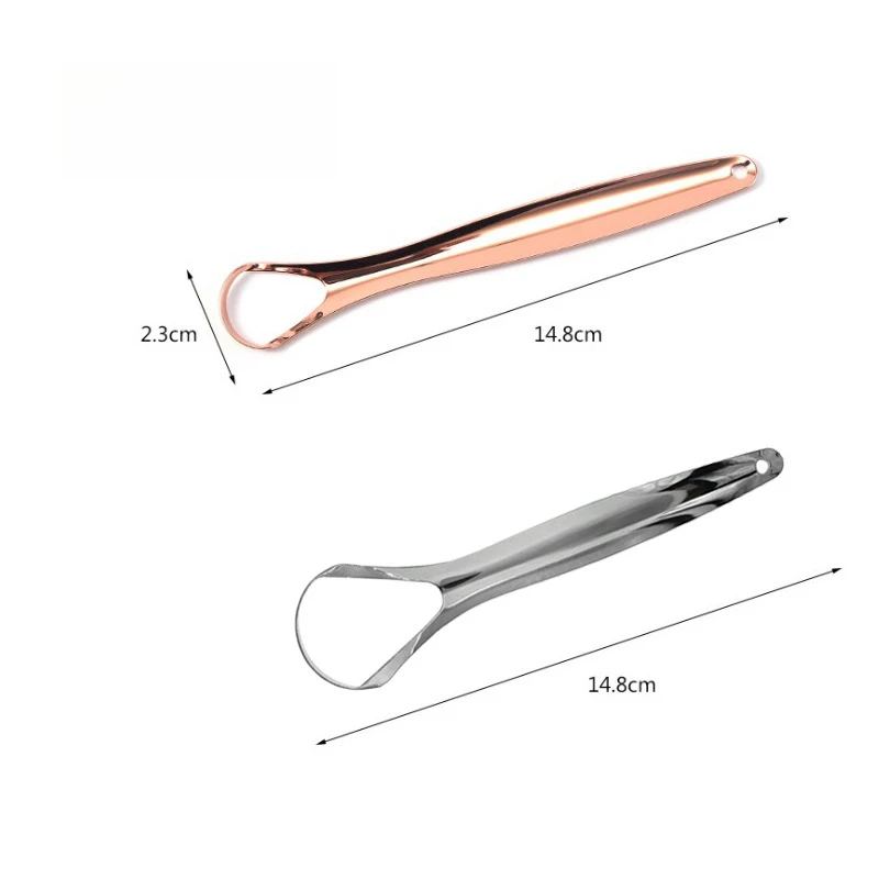 Reusable Stainless Steel Useful Tongue Scraper Cleaner Fresh Breath Coated Tongue Coated Brush Scraping Tongue Oral Hygiene Tool
Reusable Stainless Steel Useful Tongue Scraper Cleaner Fresh Breath Coated Tongue Coated Brush Scraping Tongue Oral Hygiene Tool