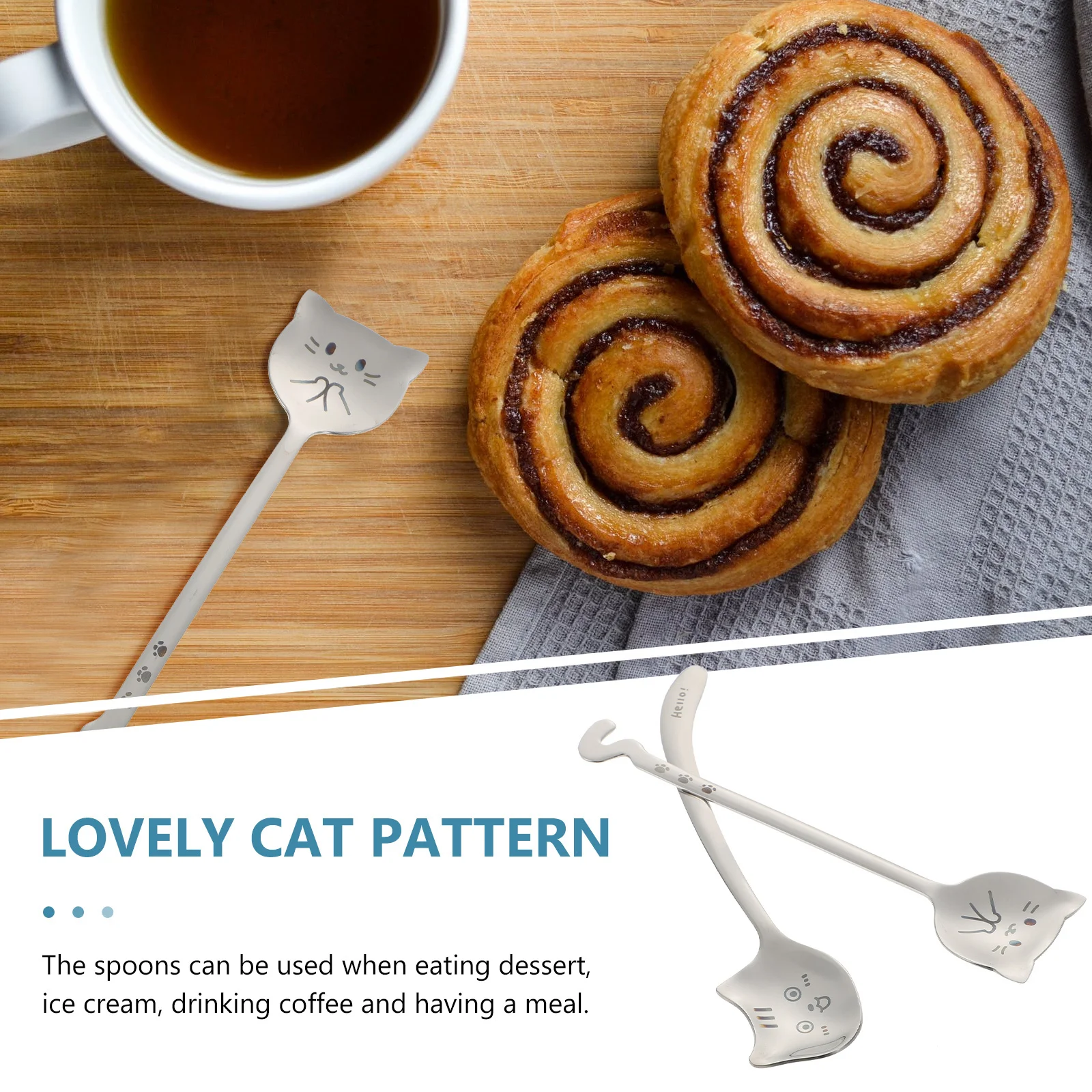 2Pcs Stainless Steel Dessert Spoons Silver Rustproof Smooth Surface Ice Cream Cake Watermelon Scoop Party
2Pcs Stainless Steel Dessert Spoons Silver Rustproof Smooth Surface Ice Cream Cake Watermelon Scoop Party