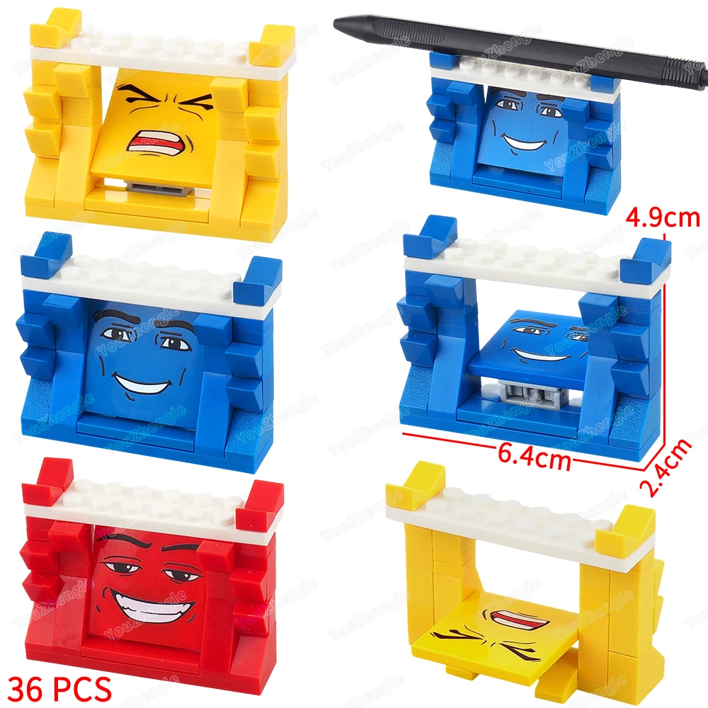 Fun Mini Penholder Wall Building Blocks Assembly MOC Figures Face Desktop Office Quirky Placement Scene Model Display Gifts Toys
Fun Mini Penholder Wall Building Blocks Assembly MOC Figures Face Desktop Office Quirky Placement Scene Model Display Gifts Toys