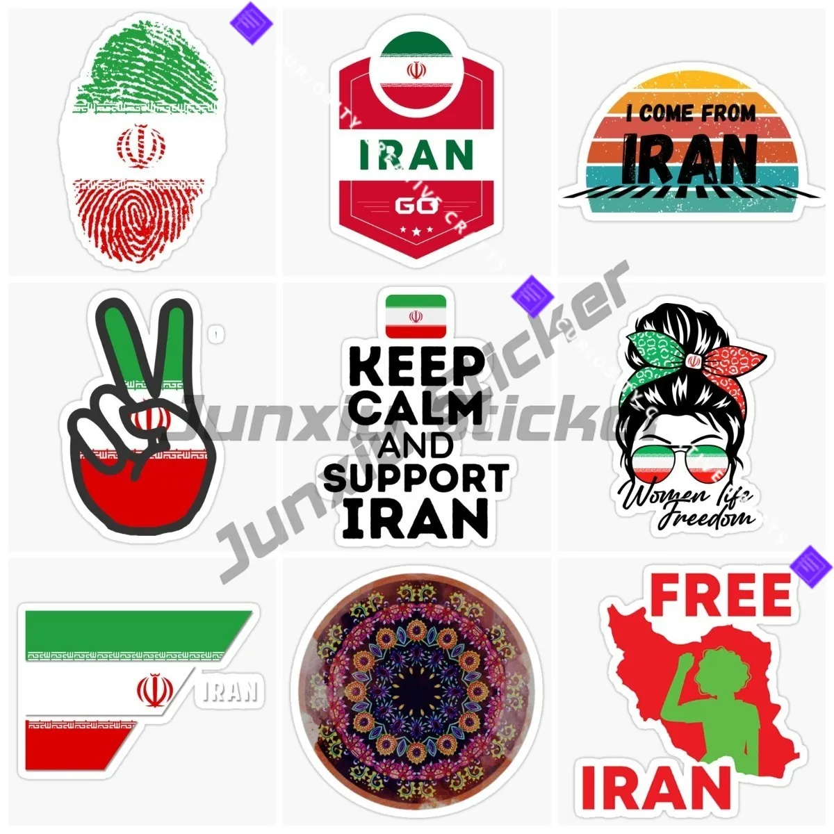 Personality Creative IRAN Coat of Arms Vinyl Self Adhesive Sticker IRAN Republic Flag Country Decals Seal of IRAN Republic Decal
Personality Creative IRAN Coat of Arms Vinyl Self Adhesive Sticker IRAN Republic Flag Country Decals Seal of IRAN Republic Decal