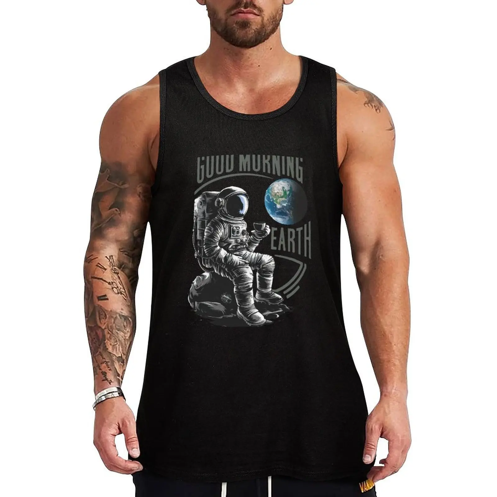 Good morning earth Astronaut Tank Top Relaxed Casual Tank Top Summer Loose Sleeveless Tee
Good morning earth Astronaut Tank Top Relaxed Casual Tank Top Summer Loose Sleeveless Tee