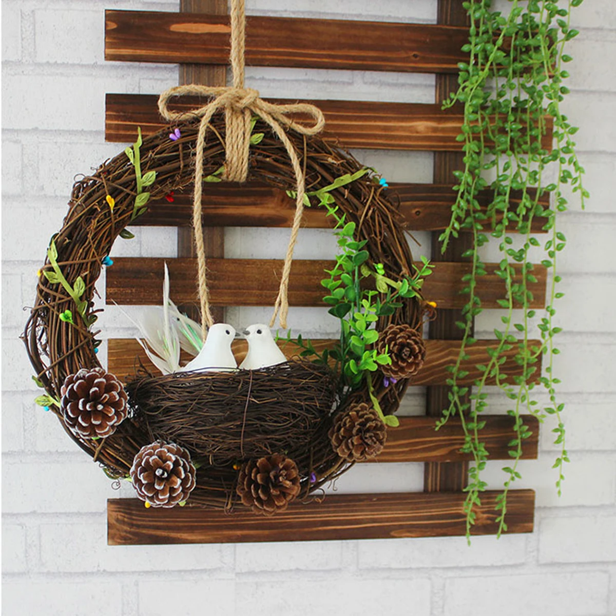 1Pcs 20/25/30/40cm Rattan Ring Artificial Flowers Garland Dried Plants Frame For Home Christmas Decoration DIY Floral Wreaths
1Pcs 20/25/30/40cm Rattan Ring Artificial Flowers Garland Dried Plants Frame For Home Christmas Decoration DIY Floral Wreaths