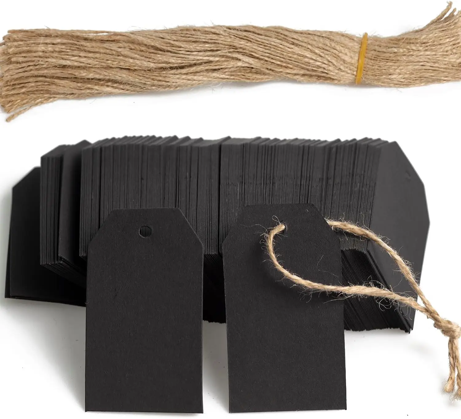 200 PCS Kraft Paper Gift Tags with 200 Black Cotton Strings for DIY Wedding Holiday Party Decor
200 PCS Kraft Paper Gift Tags with 200 Black Cotton Strings for DIY Wedding Holiday Party Decor