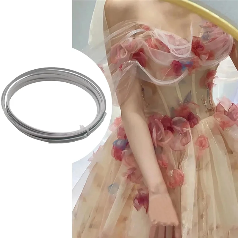 【Party-Decoration】11 Yards 0.24In Wide Metal Boning For Sewing Steel Corset Stays-White Spring Steel For Wedding Dresses, Gowns,
【Party-Decoration】11 Yards 0.24In Wide Metal Boning For Sewing Steel Corset Stays-White Spring Steel For Wedding Dresses, Gowns,