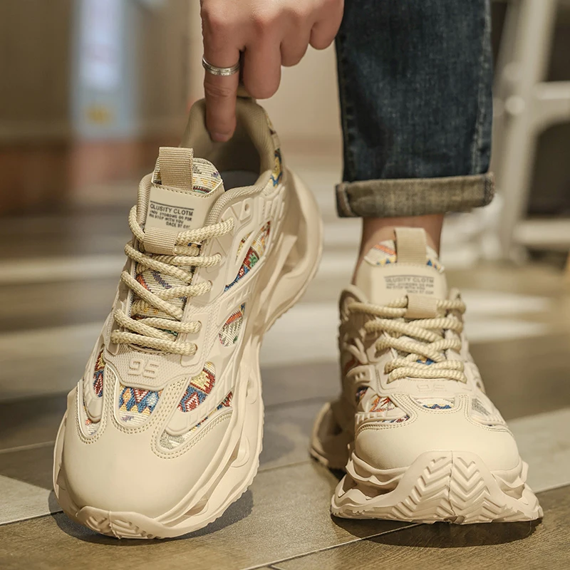 Men's Sport Shoes Running Anti-slip Thick Bottom Heightening Dad Trendy Shoes Summer Versatile Casual High-End Feeling
Men's Sport Shoes Running Anti-slip Thick Bottom Heightening Dad Trendy Shoes Summer Versatile Casual High-End Feeling