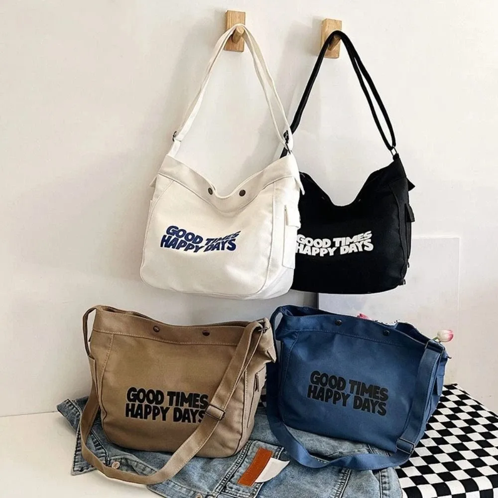 High Capacity Shoulder Bag for Women Letter Canvas Bag
High Capacity Shoulder Bag for Women Letter Canvas Bag